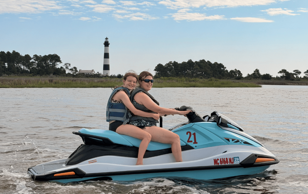 family jet ski tour Nags Head