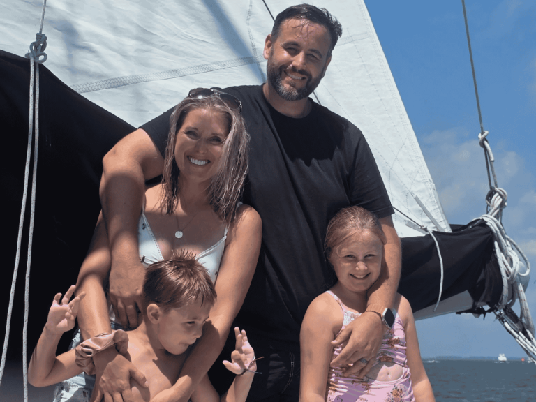 family sailing cruise in Nags Head OBX with causeway watersports