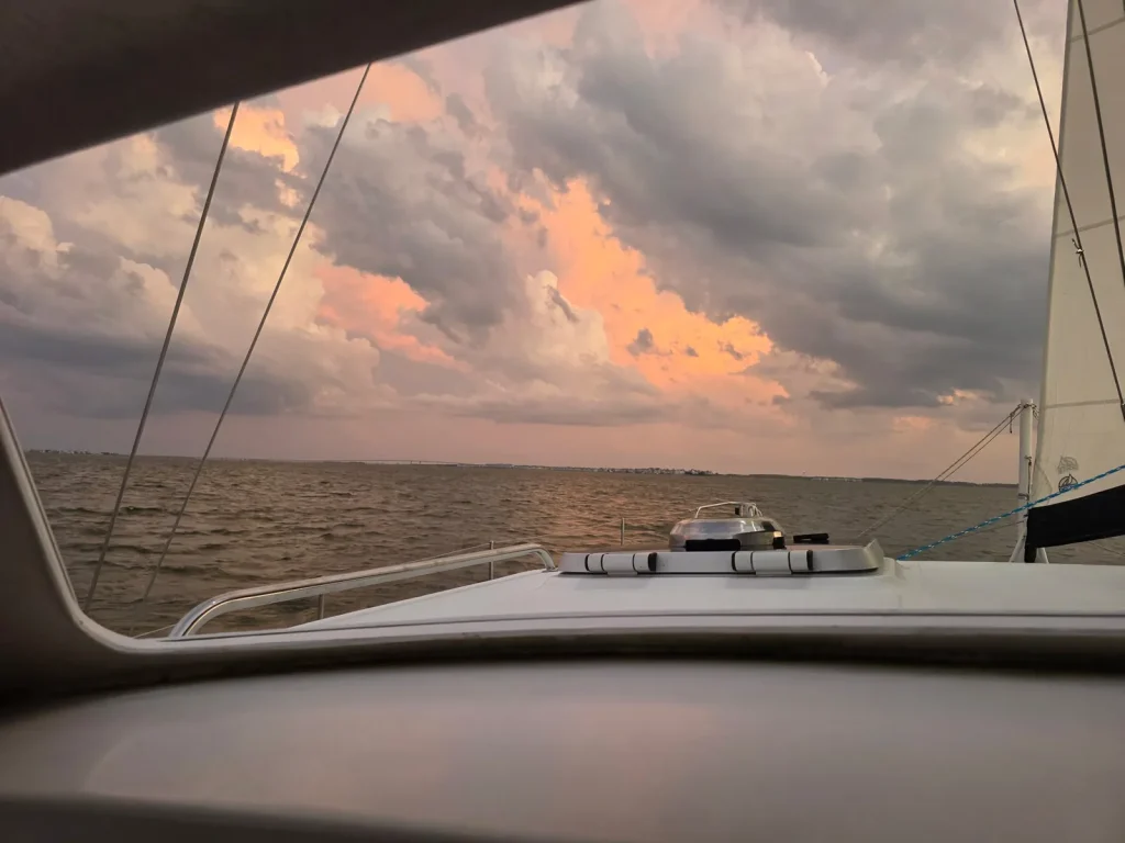 private sunset sailing tour on catamaran